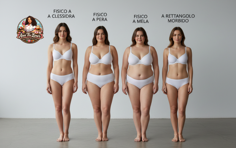 forma del corpo delle donne fisico a clessidra fisico a pera fisico a mela fisico a rettangolo morbido